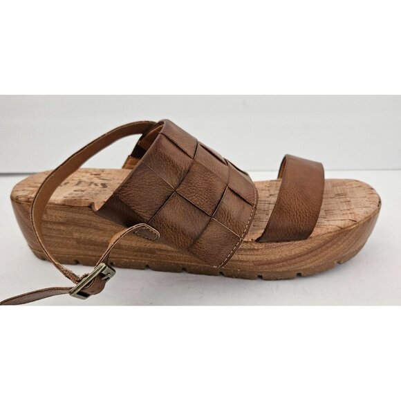 Korks By Kork-Ease Fraya Platform Sandal Brown Woman SZ 10 Excellent Worn Once - Picture 8 of 10